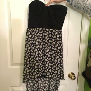 Floral, high low, dress